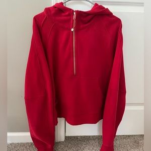 New Year Scuba Oversized Half-Zip Hoodie